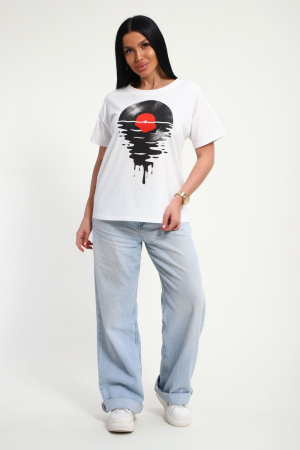 Женская футболка 85664 / белый