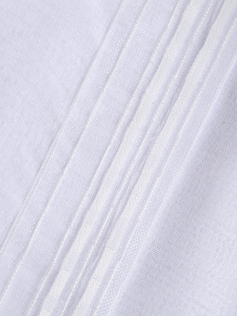 Тюль под лен для кухни арт. TPL / Белый