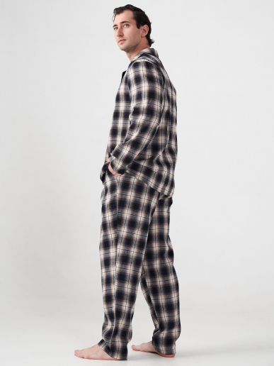 Мужская пижама "Добрый вечер" 2162-Ф / Темно-синий