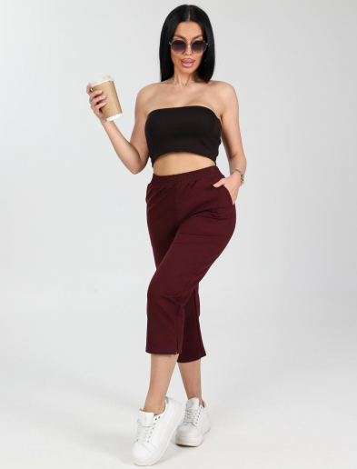 Женские бриджи Портленд / винный