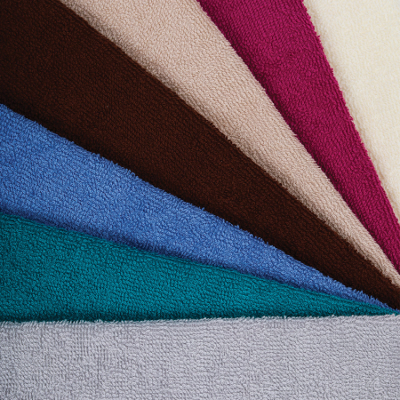 Набор махровых полотенец Орнамент 3312 / серый+морская волна 3 шт