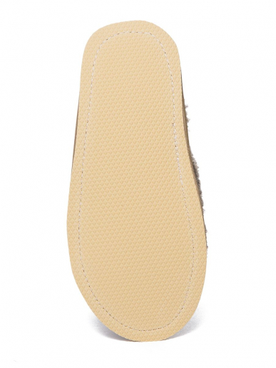 Тапки меховые / коричневые