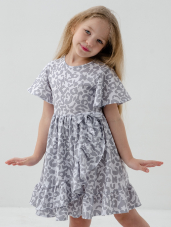 Детское платье "Мальва" / Светло-серый