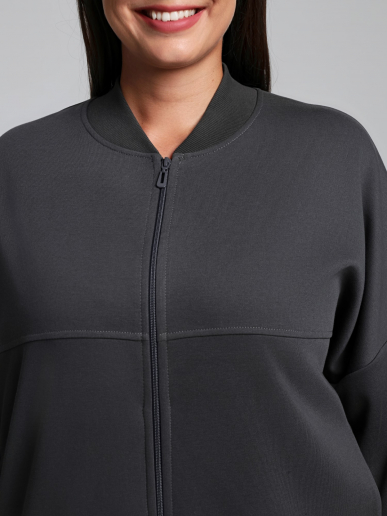 Женский бомбер Авенсис-1 / графитовый