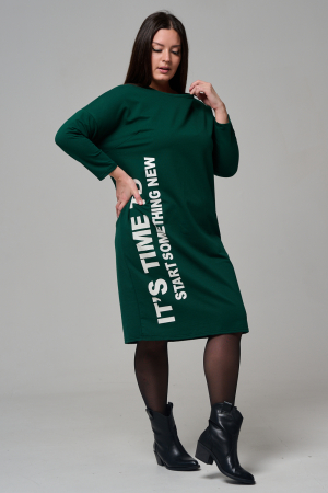 Женское платье 7501 / изумруд