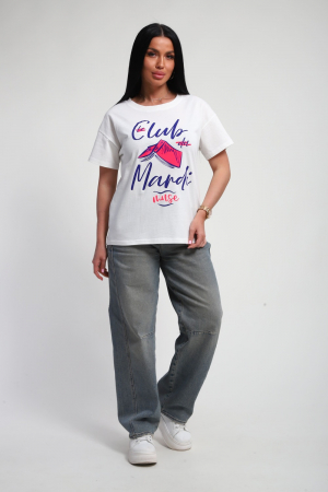 Женская футболка 85666 / белый