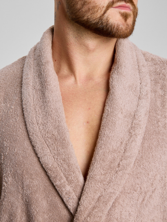 Халат мужской Комфорт-4 / серо-бежевый