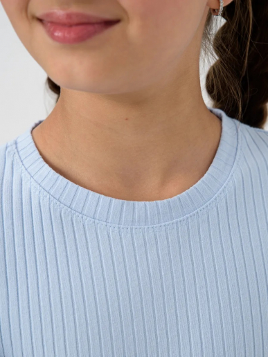 Детский джемпер "Доминика" длинный рукав / Голубой