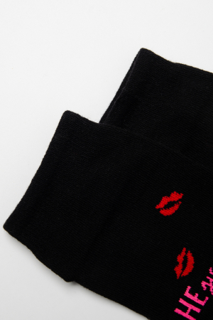 Носки стандарт женские Болтушка (набор 3 пары) / черный