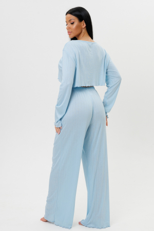Женская пижама с брюками 2244/3 / Голубой