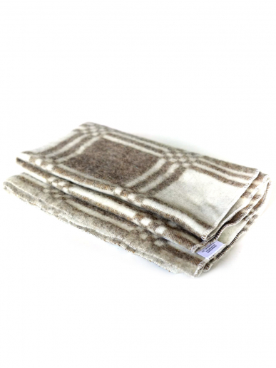 Детское одеяло полушерстяное С-5/д 70% шерсть 500гр. / Клетка