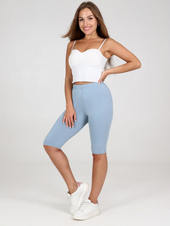 Женские велосипедки Луссо / серо-голубой