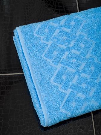 Полотенце махровое Донецкая Мануфактура Baldric / Голубой