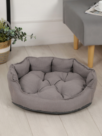 Лежанка для животных (рогожка) арт. LDZR-1 / Серый