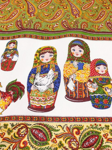 Полотенце кухонное рогожка нарезка