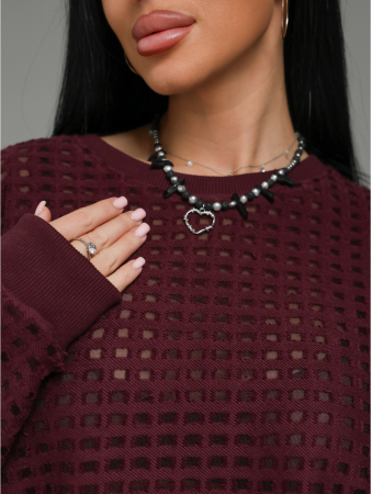 Женский свитшот Фрэнсис / Бордо