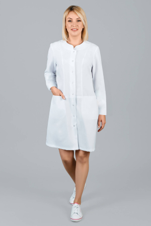 Халат медицинский женский 2-14-03-4 (дл. рукав) / Стрейч