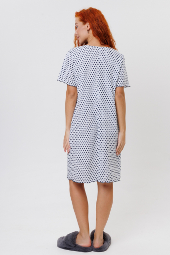 Женская ночная сорочка 2119/2 / Горох