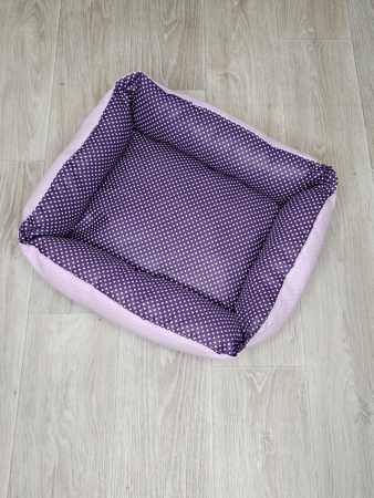 Лежак для кошек и собак / горох