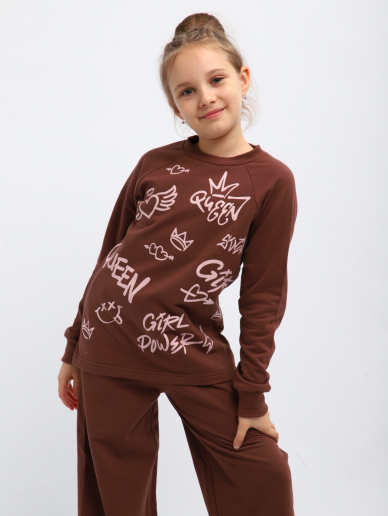 Детская пижама "Квин" / Шоколад