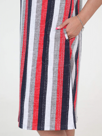 Женское платье СТРАЙК ПлК-52 / Столицы красный