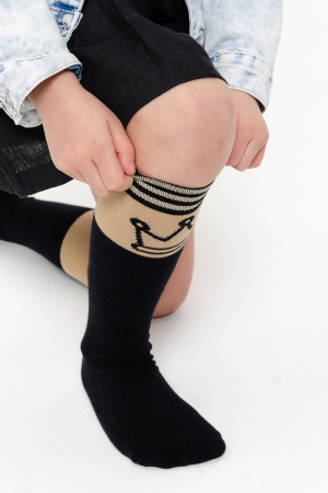 Детские гольфы Корона (набор 2 пары) / бежевый