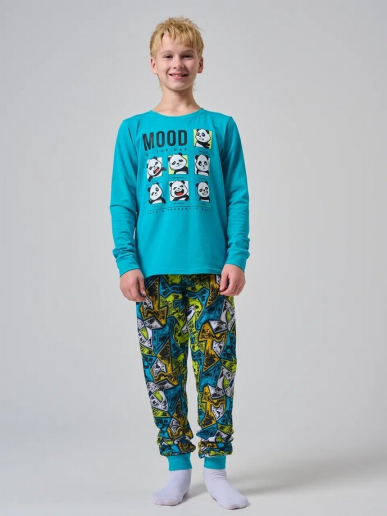 Детская пижама "Модная панда" длинный рукав