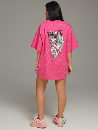 Женская футболка Ирбис / Розовый, варенка