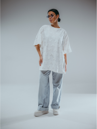 Женская футболка Ирбис / Махра, Микки молоко