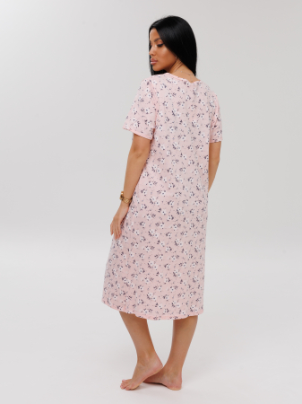 Женская сорочка Сор-90(К) / Розовый (цветы)