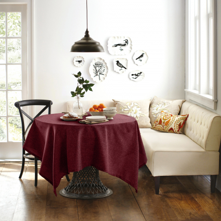 Скатерть рогожка "Волшебная Ночь" / Бордо (упаковка 2)