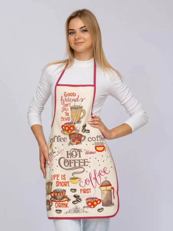 Фартук махровый непромокаемый / Расцветки в ассортименте