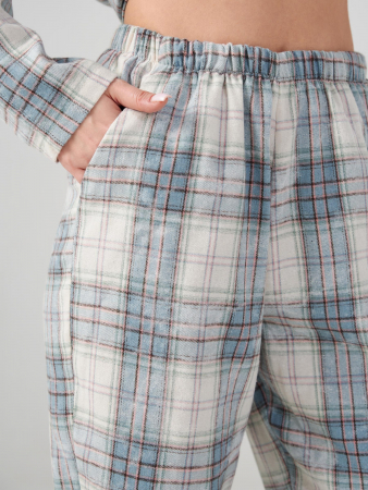 Женская пижама "Добрый вечер" 2163-Ф / Бирюзовый