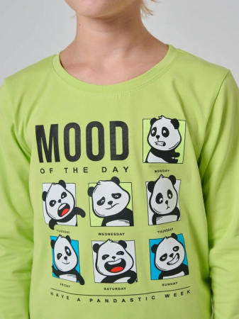 Детская пижама "Модная панда" длинный рукав