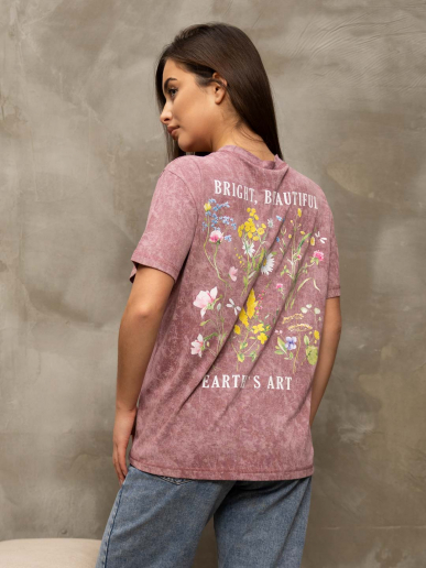 Женская футболка мод.2156 / Пудровый