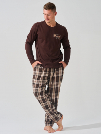 Мужская пижама "Мост" 2397-К/Ф / Коричневый