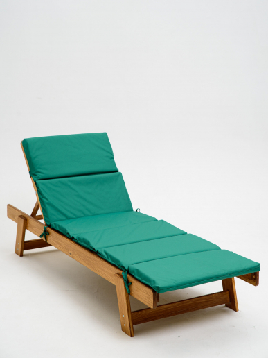 Матрас для шезлонга с сумкой арт. SZO / Зеленый