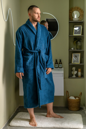 Халат мужской Комфорт-4 / Петроль