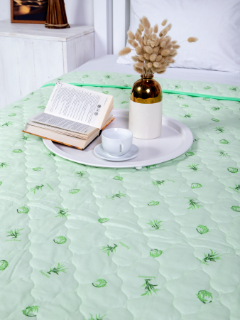 Одеяло-покрывало "Бамбуковое волокно" поплин 150 гр/м2