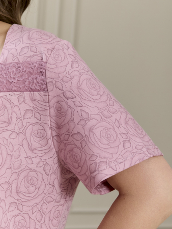 Женская сорочка Мадера-3 НС-643 / сухая роза