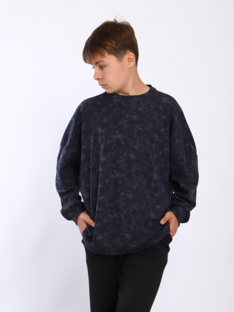 Детский лонгслив "Стрит" / Графит