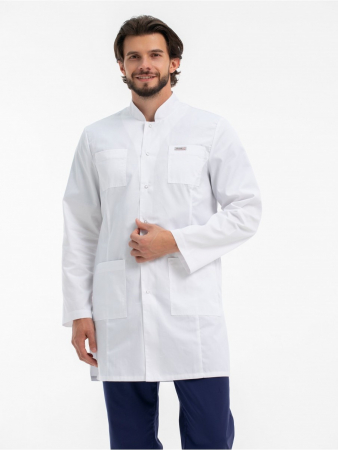 Халат медицинский мужской сансара 100.4 / Белый