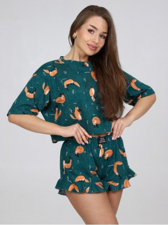 Женская пижама П-124.05 / Лисы