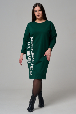 Женское платье 7501 / изумруд