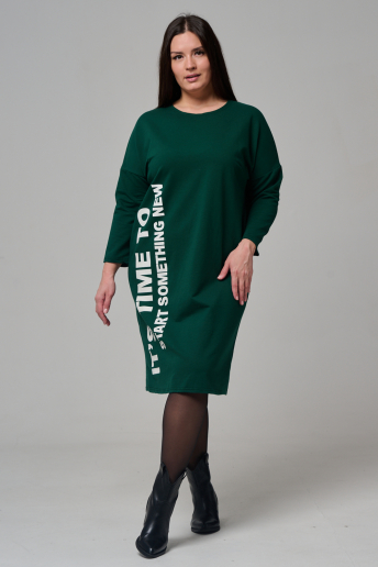 Женское платье 7501 / изумруд