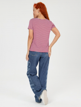 Женская футболка Лимона / Бордовый