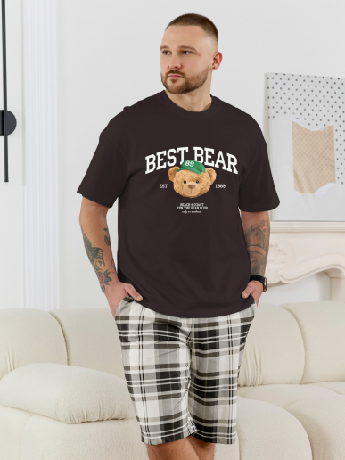 Мужской костюм Мишель-7 / коричневый