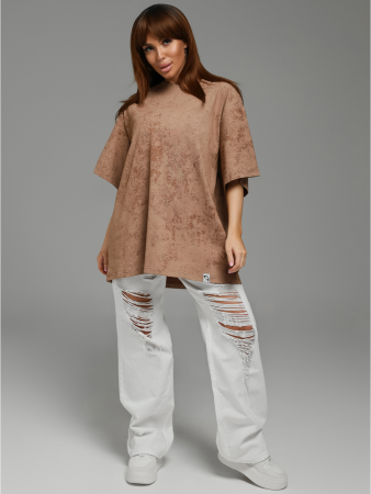 Женская футболка Ирбис / Кофе варенка