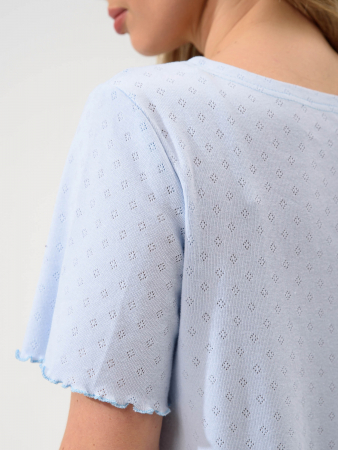 Женская сорочка "Шарм" 2433-Рн / Голубой