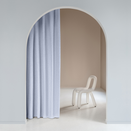 Комплект штор "Волшебная Ночь" Рогожка / Айсберг